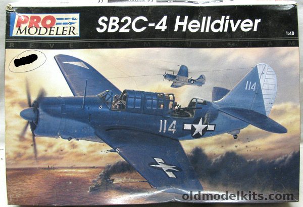 Monogram 1/48 Curtiss SB2C-4 Helldiver - Pro Modeler Issue - (SB2C4), 85-5935 plastic model kit